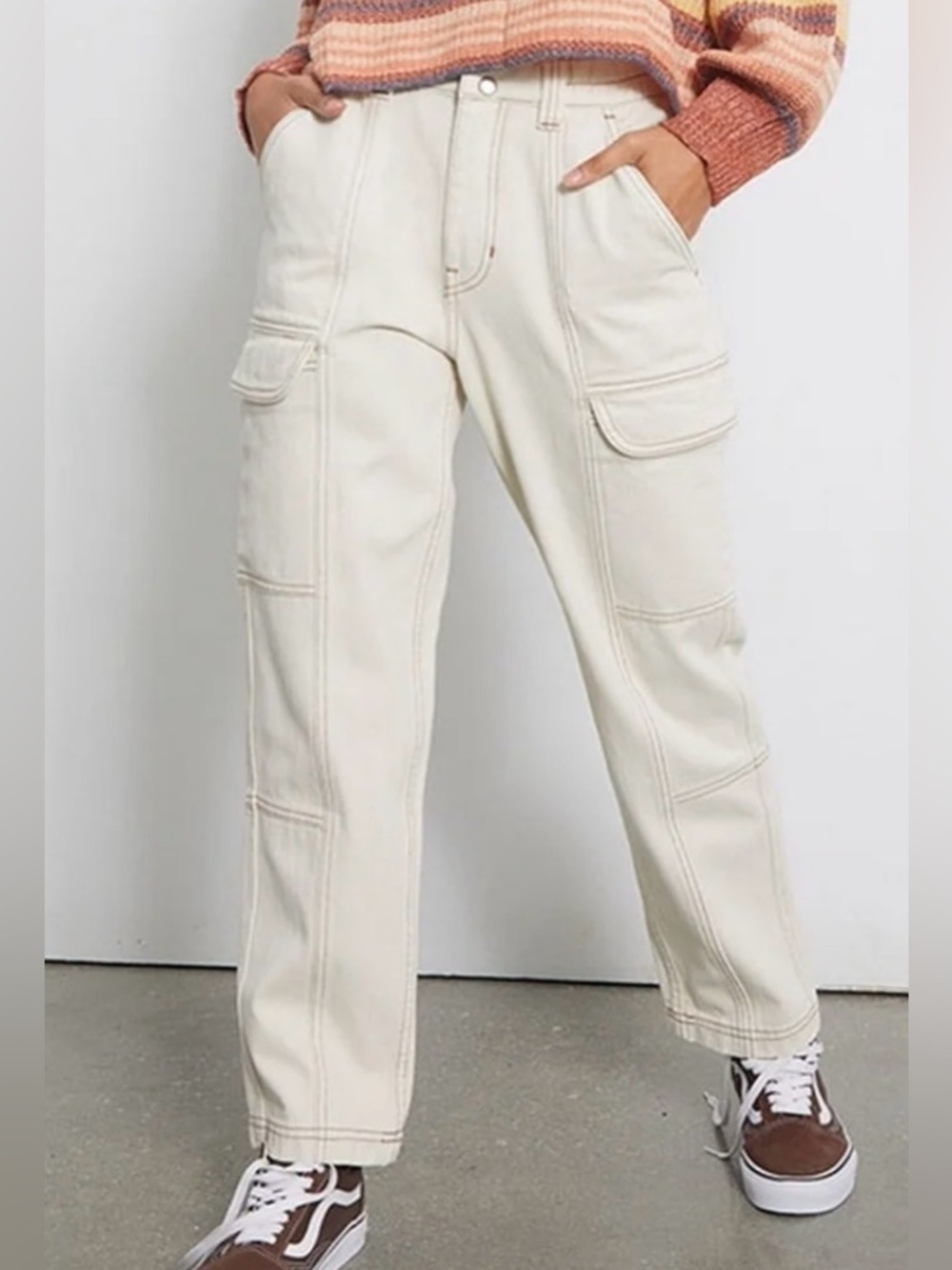 PacSun Bone Utility Cargo Pants Elastic Waist Pristine Condition Size Medium